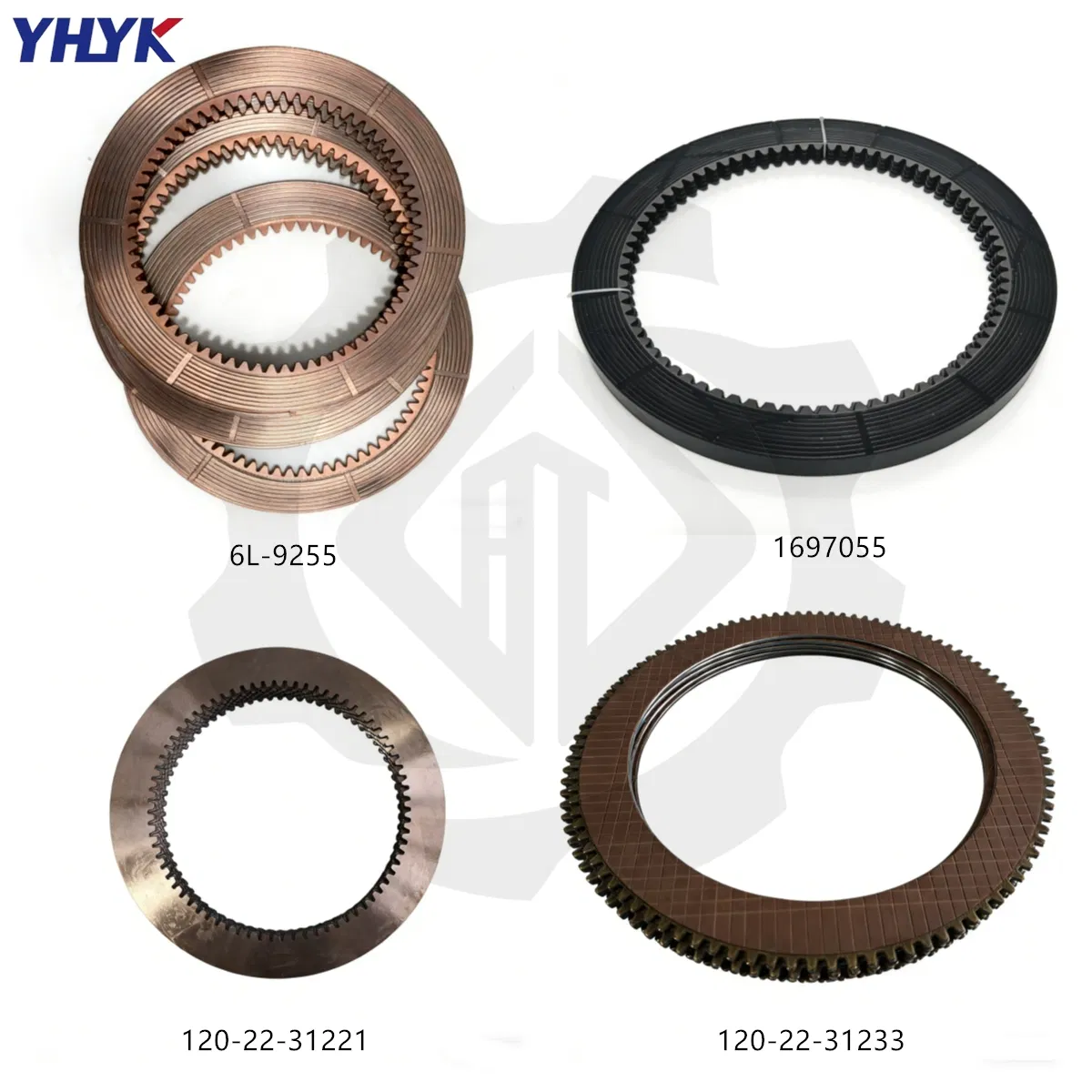 in Stock Copper Paper Carbon Friction Disc Clutch Friction Plate 120-22-31233 120-22-31221