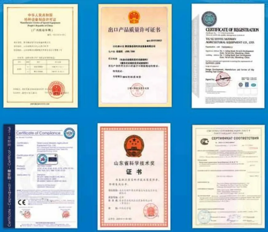 Certifications