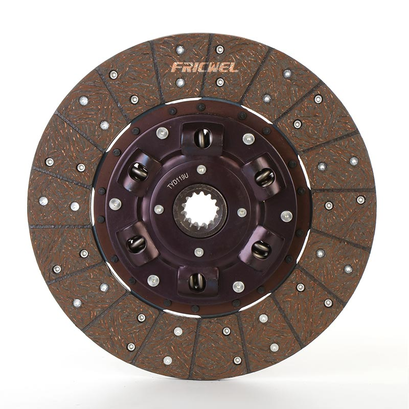 Fricwel Disc Auto Parts Low Wearing Tractor Clutch Disc Tyd-119u