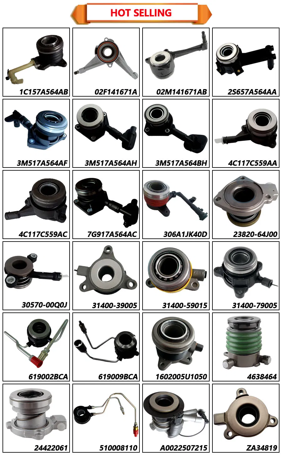 Clutch Release Bearing Specs