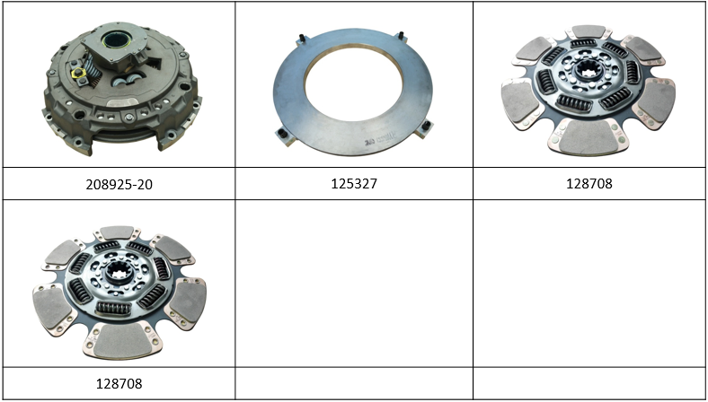 380mm Terbon Repair Kit with Clutch Disc and Cover Set