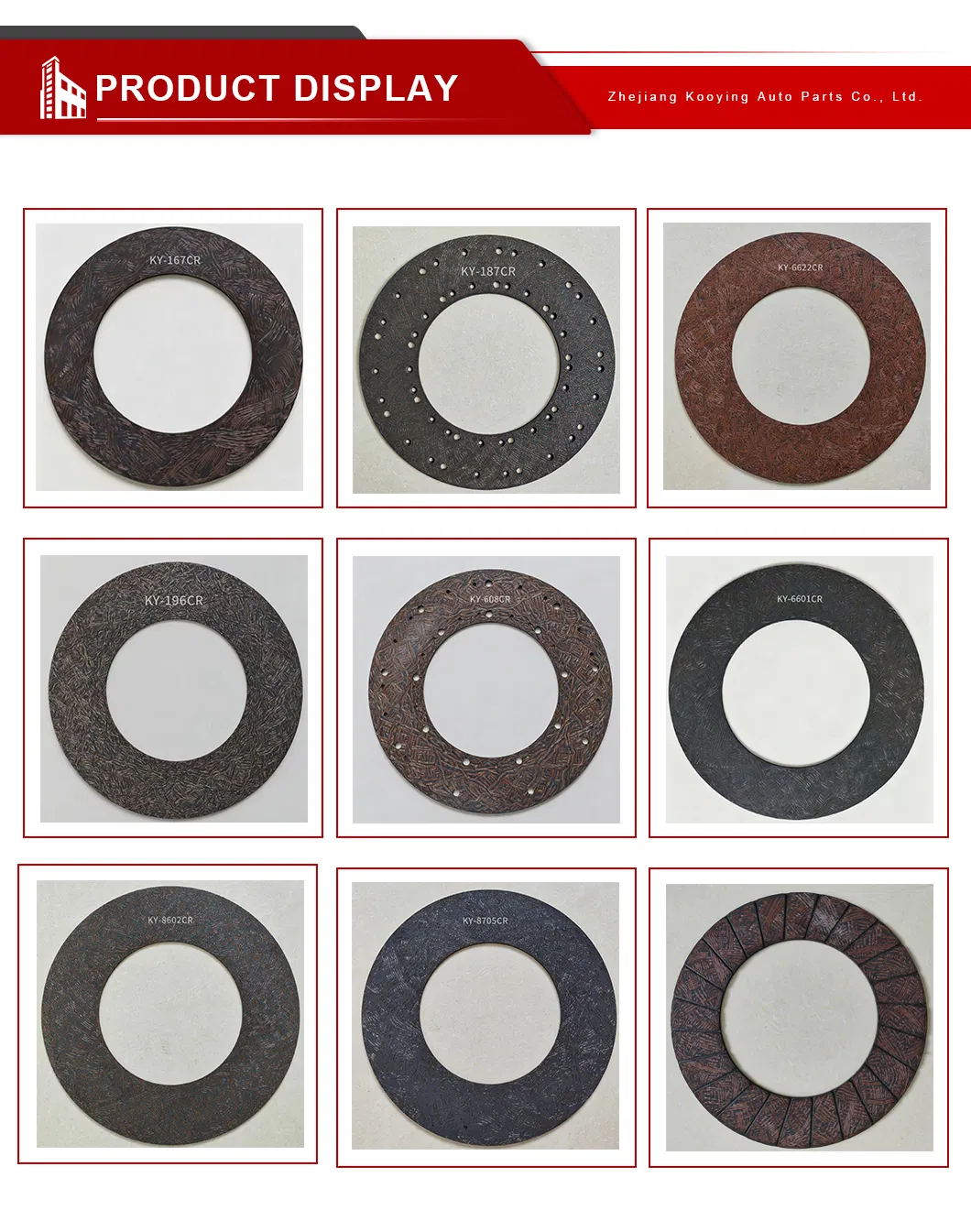 Quality Wear-Resistant Clutch Friction Plate Banner
