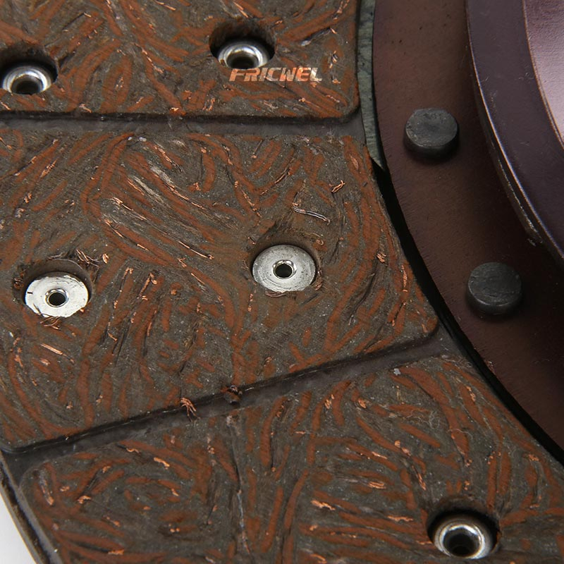 Fricwel Disc Auto Parts Low Wearing Tractor Clutch Disc Tyd-119u