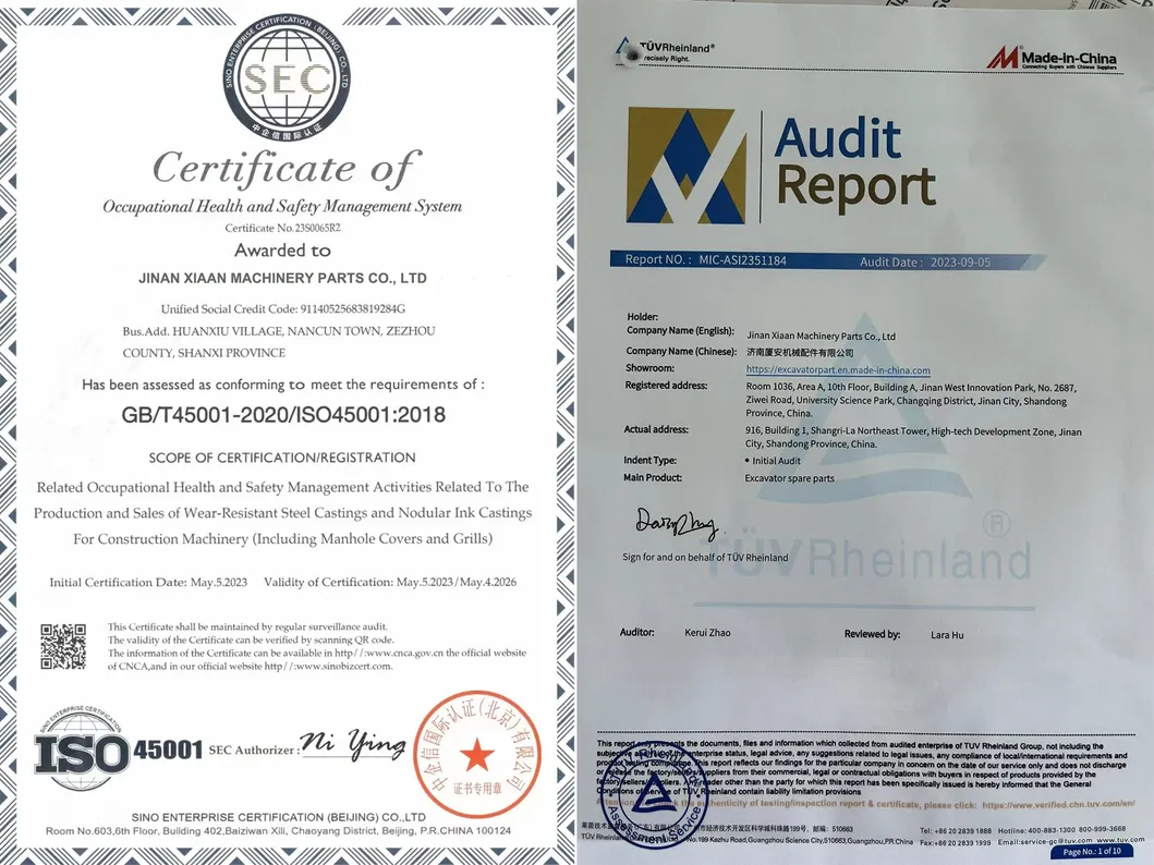 Quality Certifications