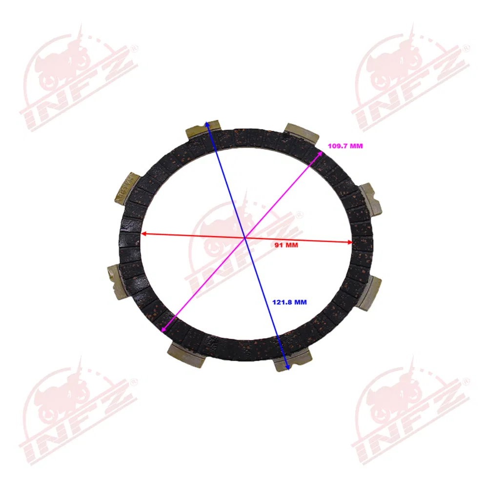 Infz Motorcycle Decoration Accessories Suppliers Cg125 Universal Metal Clutch Hub China Clutch Plate Assembly for Re205D