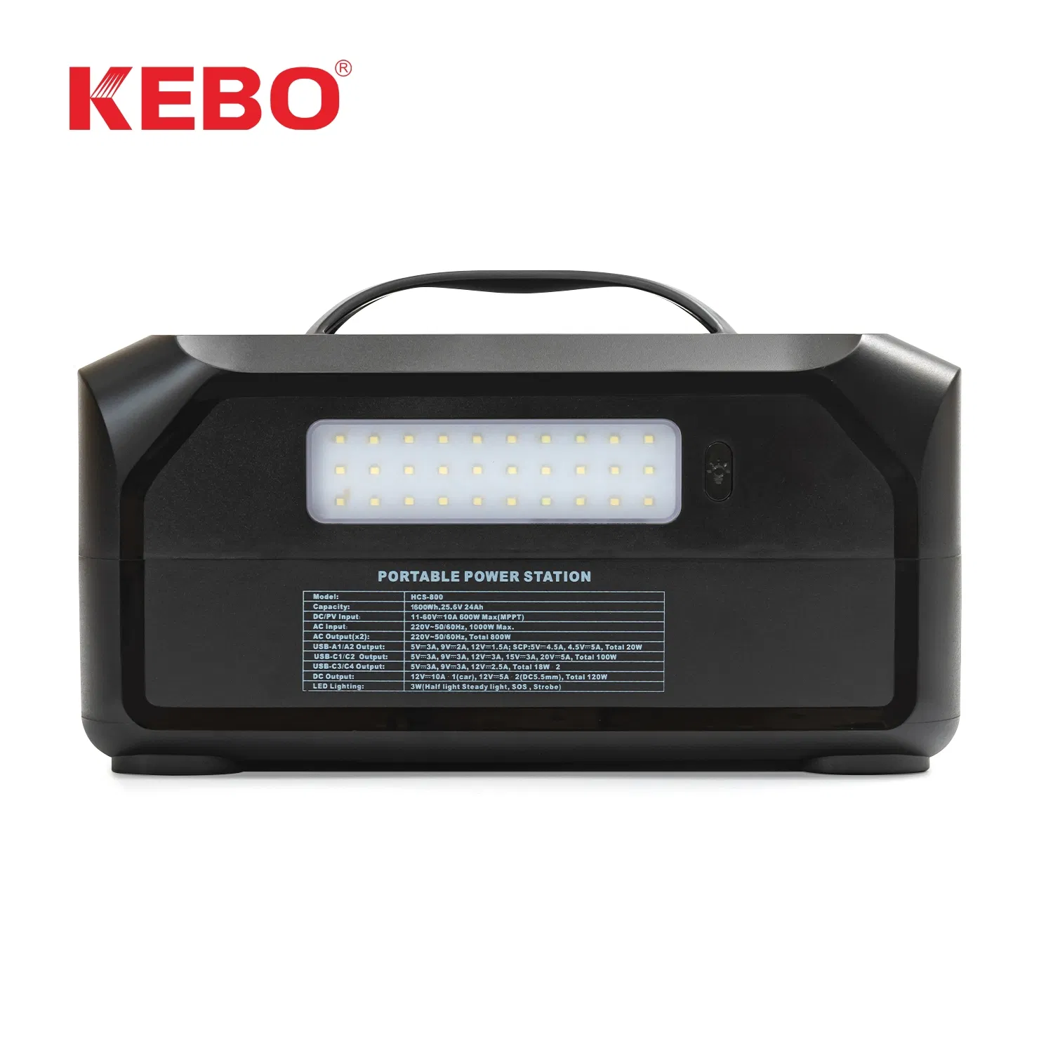 Hcs-800/1200 محطة طاقة صامتة صغيرة محمولة لجهاز CPAP والأجهزة الطبية