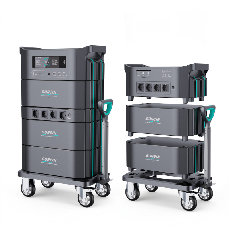 Sorein 3000W Portable Power Station 3000W LiFePO4 Battery Solar Generator