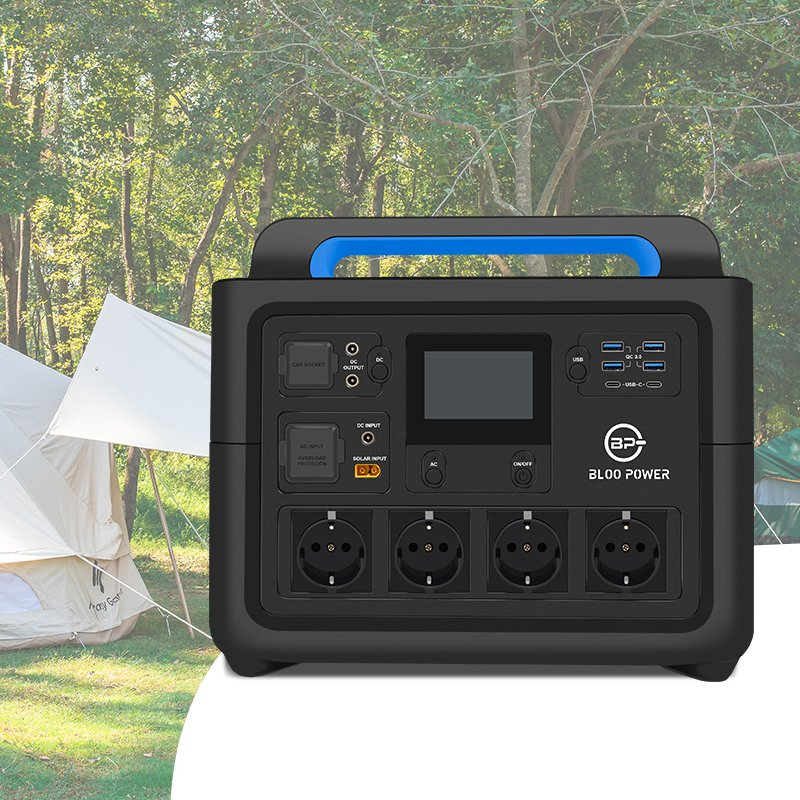 بنك Blooopower 110 فولت 230V Camping 1500 واط بقوة 3000 واط مع إمكانية النقل الكبيرة منفذ منزل يعمل للاستخدام المنزلى، محطة كامب لصيد الأسماك ذات الميزانية المحدودة