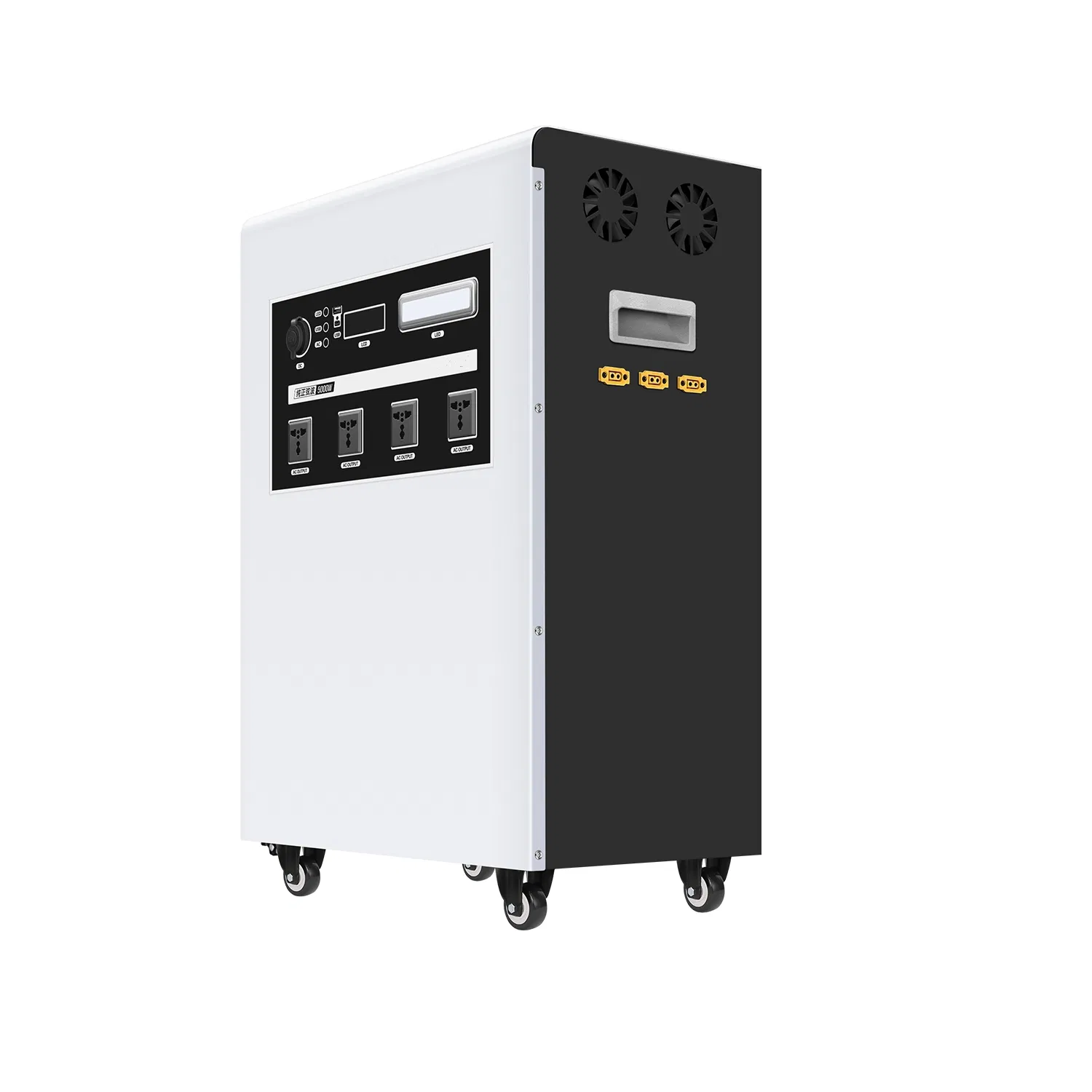 محطة طاقة محمولة 3000W عاكس 5000wh LiFePO4 بطارية طاقة شمسية سفر Zn3000 شريك النشاطات الخارجية
