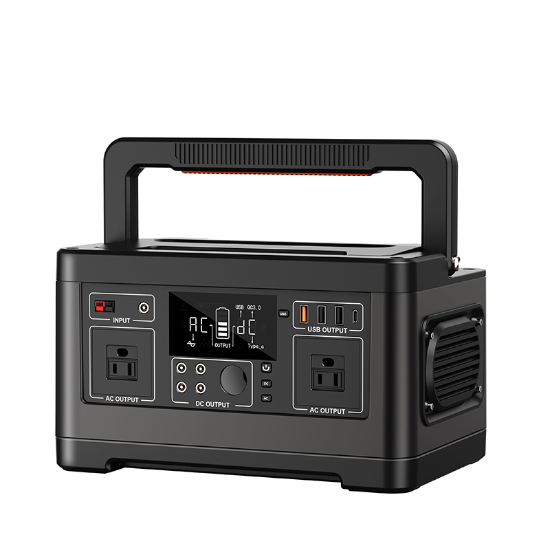 500W نظام الطاقة الشمسية 100V~240V محطة الطاقة المحمولة مولد الطاقة المحمولة