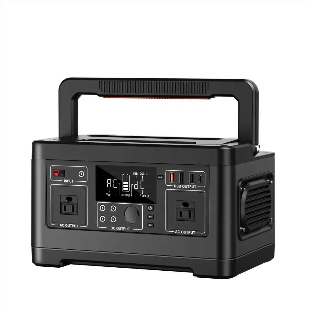 محطة طاقة محمولة عالية السعة 500W للتخييم وRV