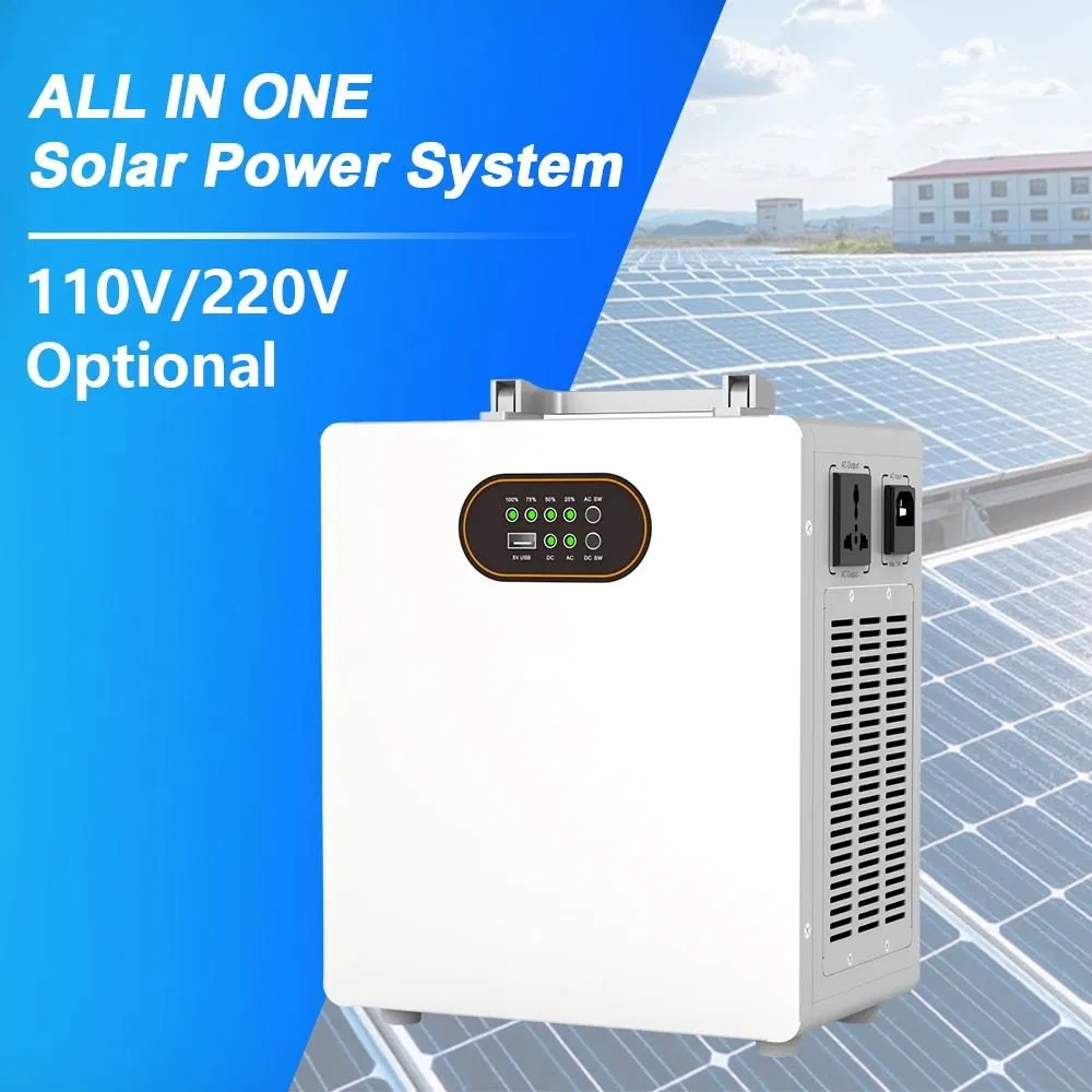Convenient 500W 314ah 1001wh Portable Solar System for Hiking Camping Power Supply