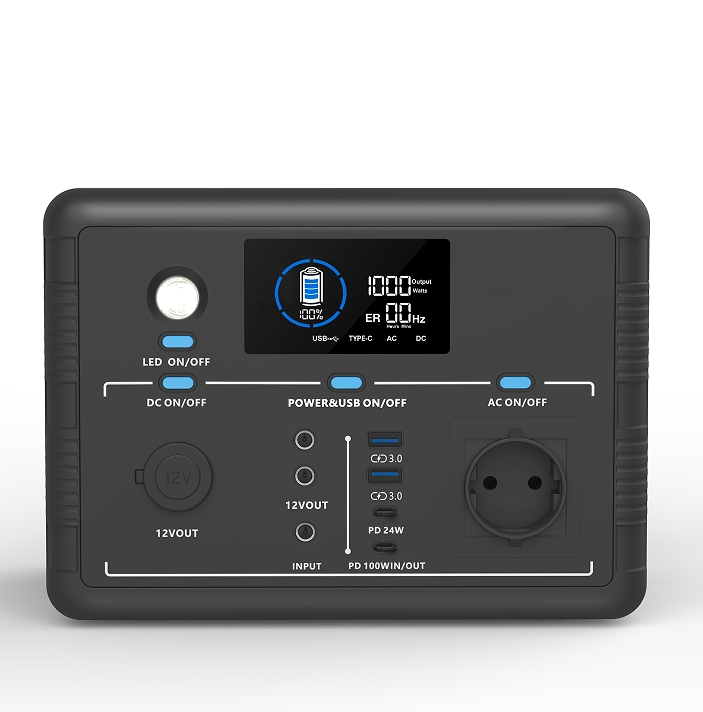 محطة طاقة محمولة عالية السعة 500W مع كابلات شحن USB