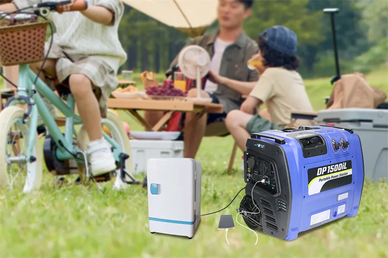 بطارية خارجية كبيرة السعة وصامتة تمامًا 1500W محطة طاقة محمولة خالية من الانبعاثات