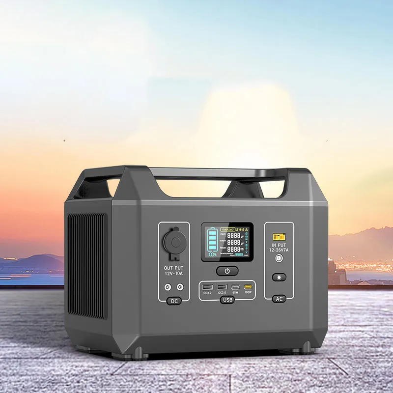سعر المصنع 1200W 1008wh LiFePO4 محطة طاقة محمولة لاسلكية مولد طاقة شمسية خارجي بطارية للسيارة المنزل في الهواء الطلق