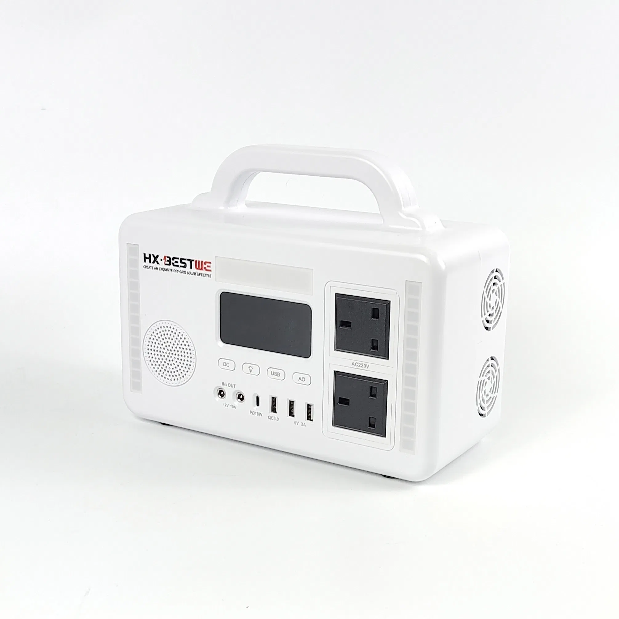 نظام الطاقة الشمسية المنزلية 30ah 12.8V 300W 384wh تخزين الطاقة الشمسية بطارية البنك نظام خارجي محطة طاقة محمولة