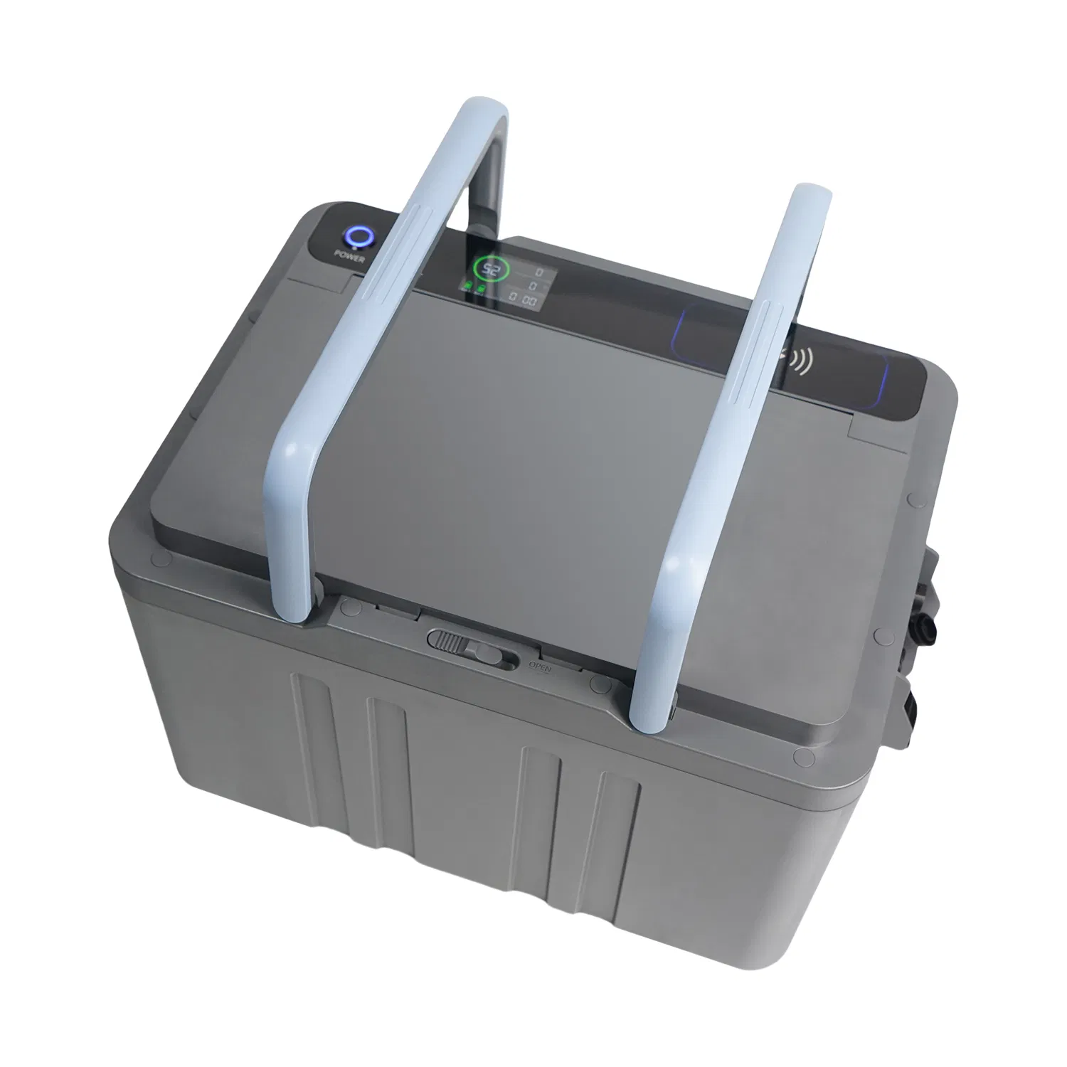 2 مجموعات 48V30ah 2300W محطات شحن محمولة لنظام الطاقة الشمسية المنزلي