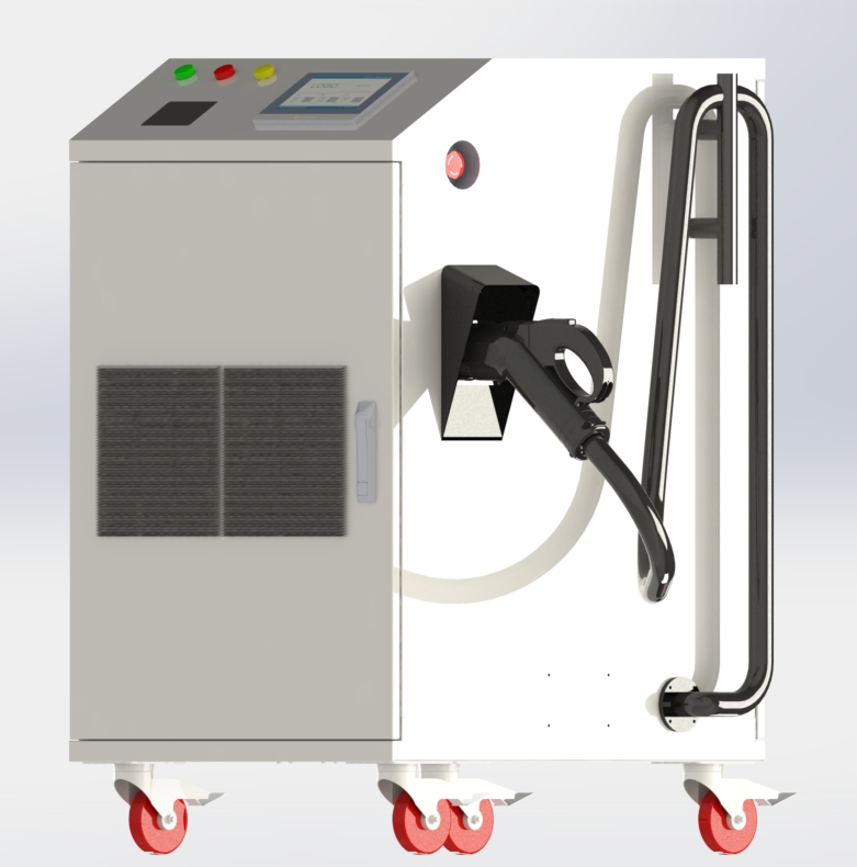 40KW 60KW 80KW محطة شحن متنقلة ومحمولة بالتيار المستمر CCS2
