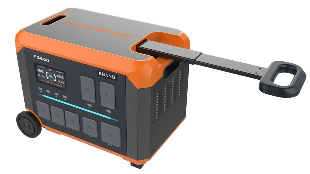 سعر رخيص 3600W LiFePO4 محطة تخزين الطاقة الخارجية بنك الطاقة المحمولة مولد الطاقة الشمسية الاحتياطي