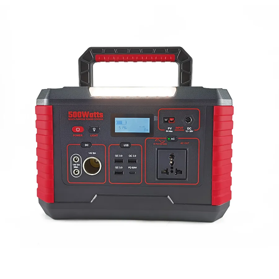 متعدد الوظائف 500W محطة طاقة محمولة 140400mAh