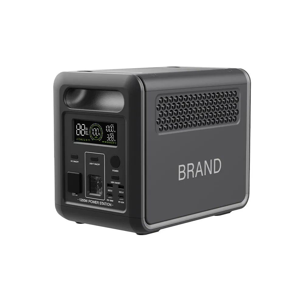 جملة الجملة 1200W محطة طاقة شمسية محمولة LiFePO4 مع نظام UPS