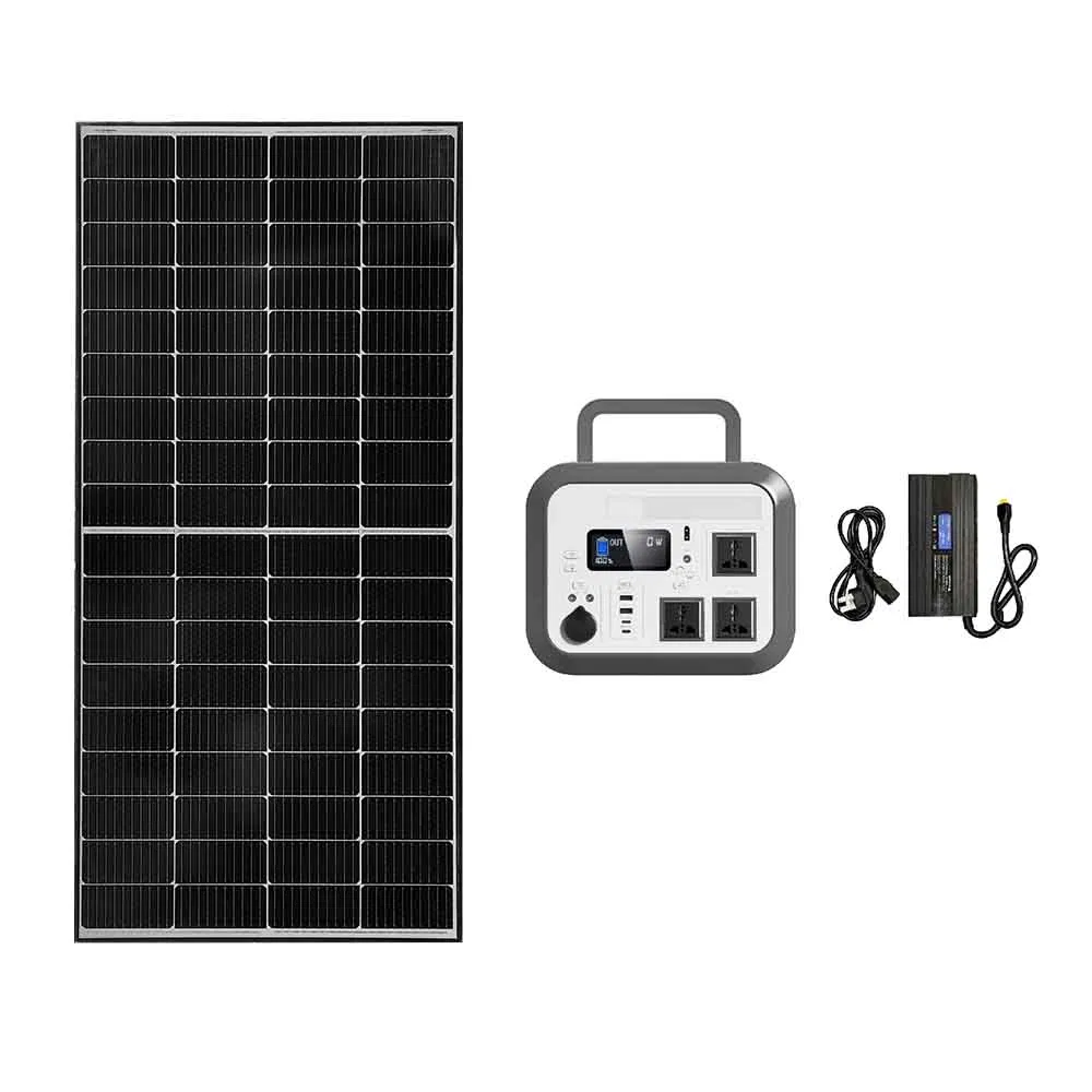محطة طاقة محمولة 1152wh LiFePO4 شاحن بطارية بنك طاقة شمسية نظام طوارئ 400W لوحة شمسية قابلة لإعادة الشحن 1500W مولد طاقة شمسية متنقل