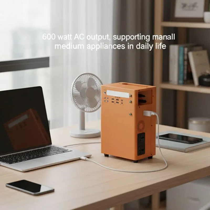 300W محطة تخزين الطاقة الشمسية المحمولة للأجهزة المنزلية والصناعية