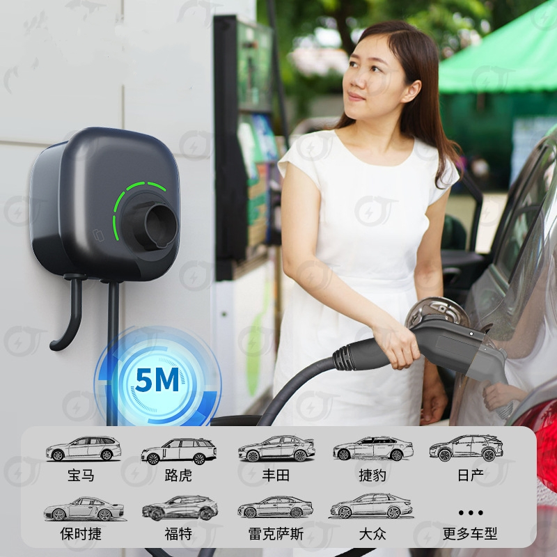 محطة شحن المركبات الكهربائية الجديدة وفقًا للمعايير الأوروبية 22kw منزلية Type2 تيار متردد 32A شحن على متن السيارة مسدس شحن محمول عبر الحدود