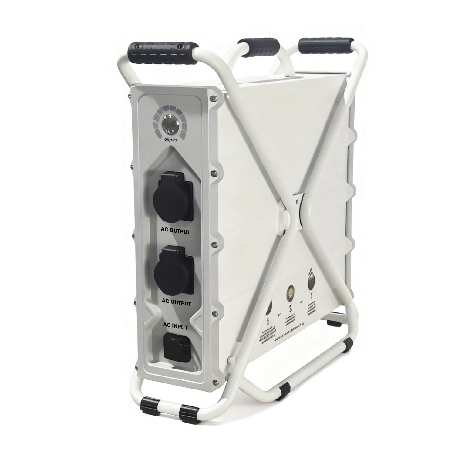 3600W محطة طاقة محمولة مصنفة 20000W ذروة للاحتياطي الصناعي والطاقة في الموقع