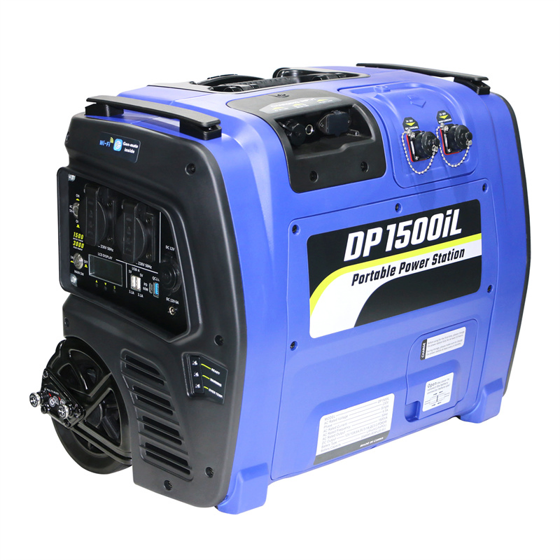 بطارية خارجية كبيرة السعة وصامتة تمامًا 1500W محطة طاقة محمولة خالية من الانبعاثات