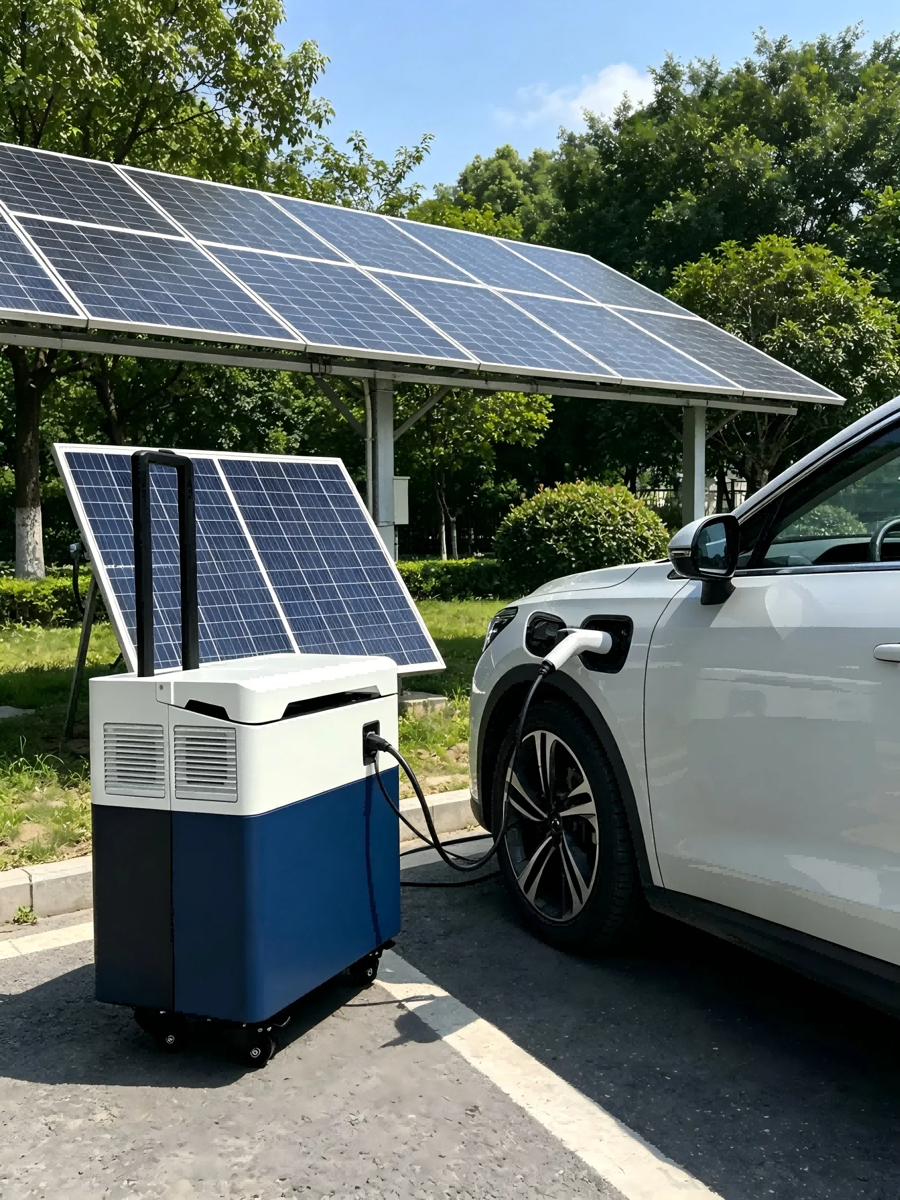 220V 5.5kw محطة طاقة محمولة متعددة مخرجات التيار المتردد تخزين بطارية محمولة 5500W مولد شمسي