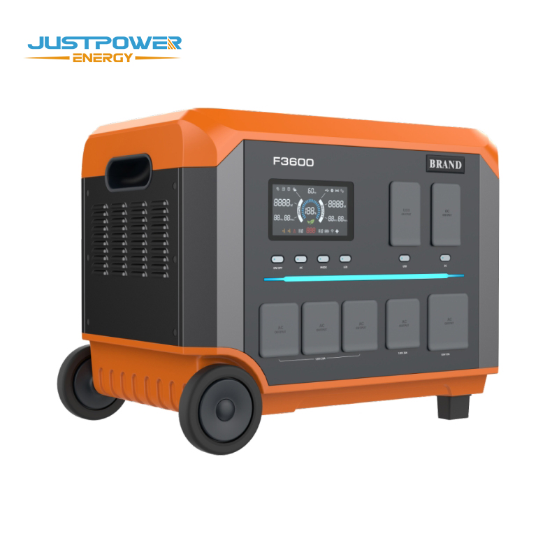 سعر رخيص 3600W LiFePO4 محطة تخزين الطاقة الخارجية بنك الطاقة المحمولة مولد الطاقة الشمسية الاحتياطي
