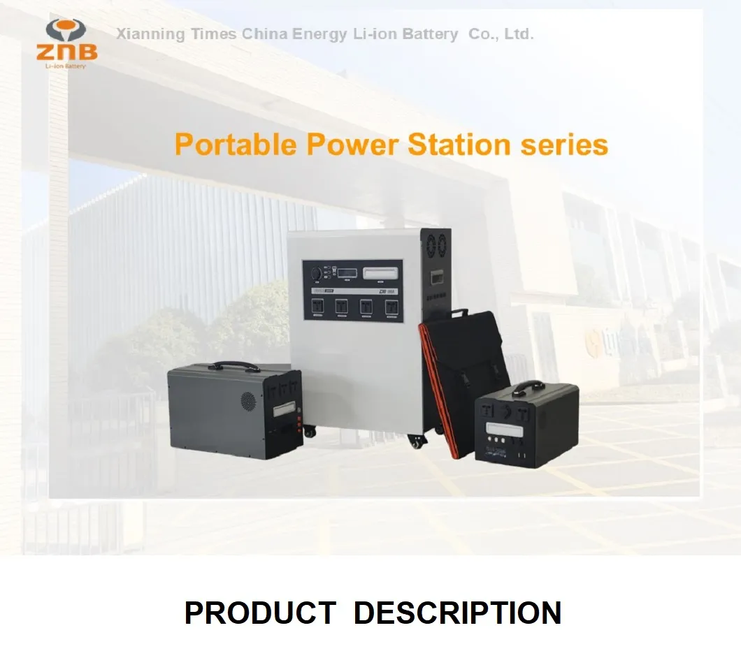 محطة طاقة محمولة 2000W عاكس 2000wh LiFePO4 بطارية طاقة شمسية سفر Zn2000 شريك النشاطات الخارجية