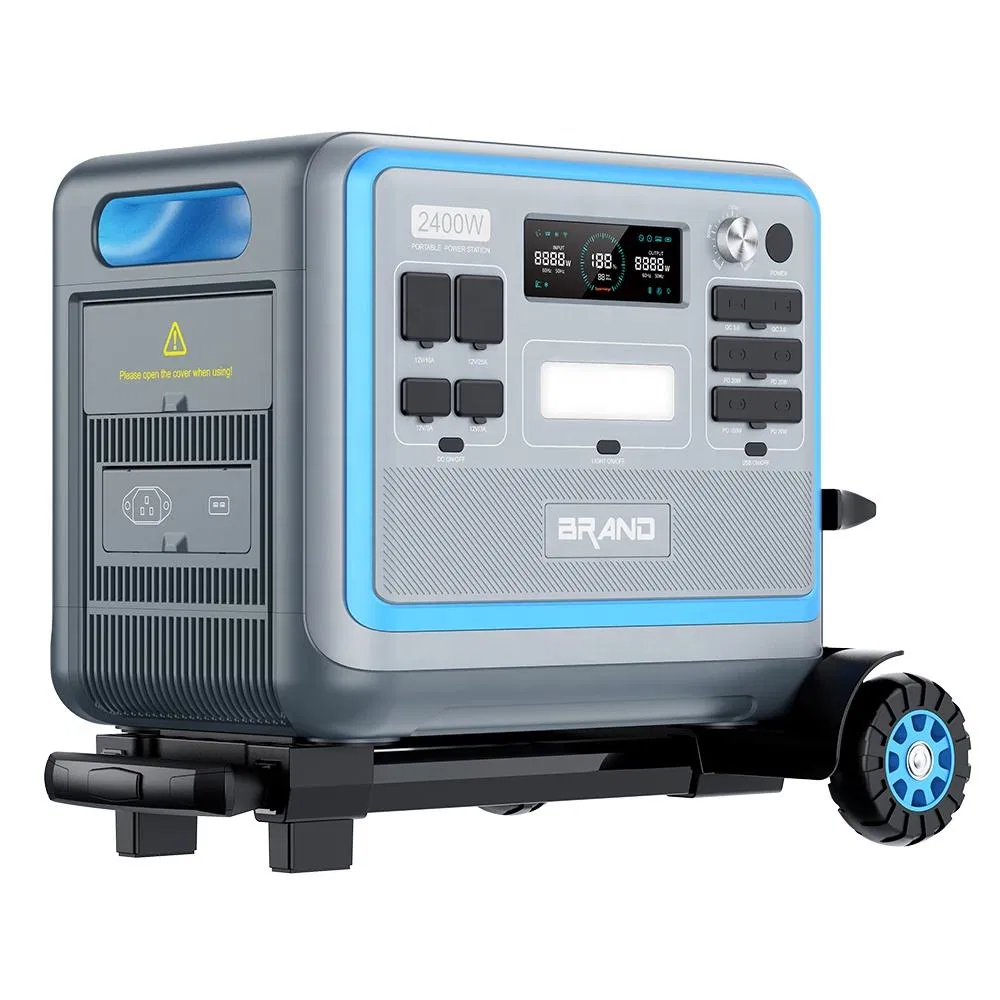 جاهز للشحن LiFePO4 بطارية 2000W محطة طاقة شمسية محمولة