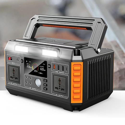 مولد الطاقة الشمسية 600W بطارية ليثيوم محطة الطاقة المحمولة الشمسية