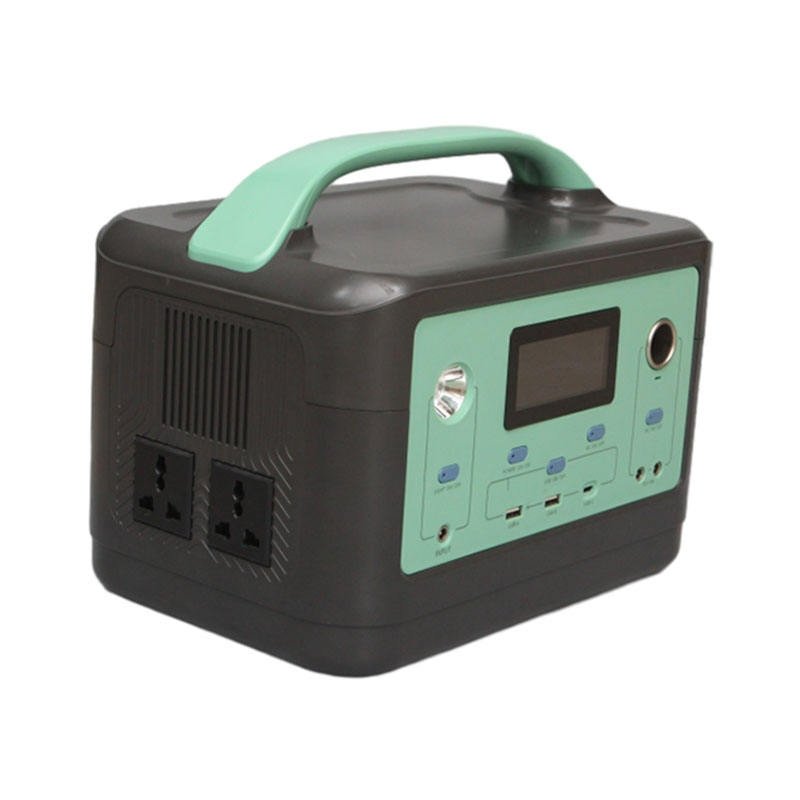 مولد الألواح الشمسية 600W 384wh نظام إضاءة منزلي ببطارية خارجية موجة جيبية نقية وحدة تحكم MPPT محطة طاقة محمولة