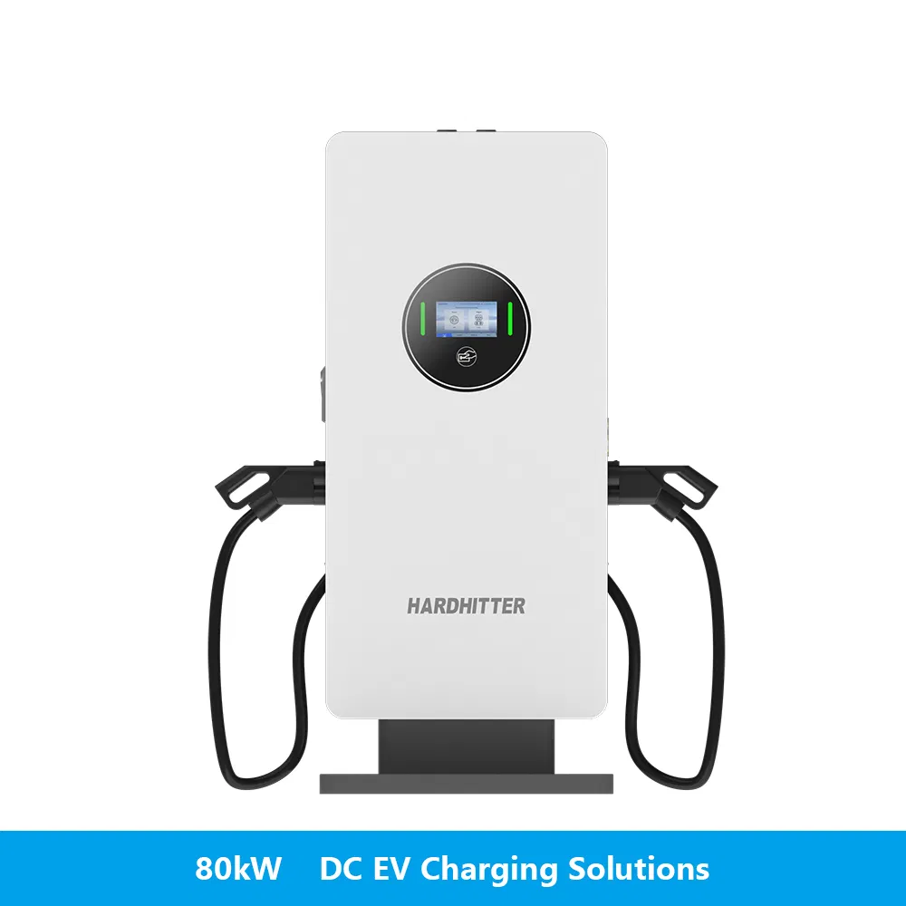 80kw مزدوج CCS2 محطة شحن ذكية محمولة تعمل بالتيار المستمر: الحل المثالي لشحن السيارات