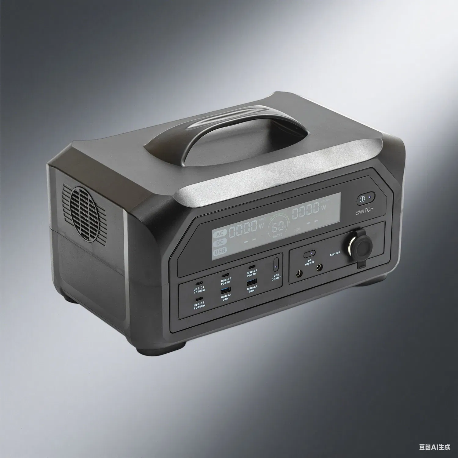 Hcs-800/1200 محطة طاقة صامتة صغيرة محمولة لجهاز CPAP والأجهزة الطبية
