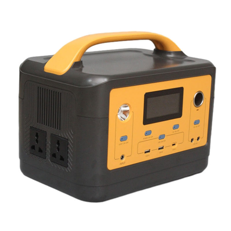 مولد الألواح الشمسية 600W 384wh نظام إضاءة منزلي ببطارية خارجية موجة جيبية نقية وحدة تحكم MPPT محطة طاقة محمولة