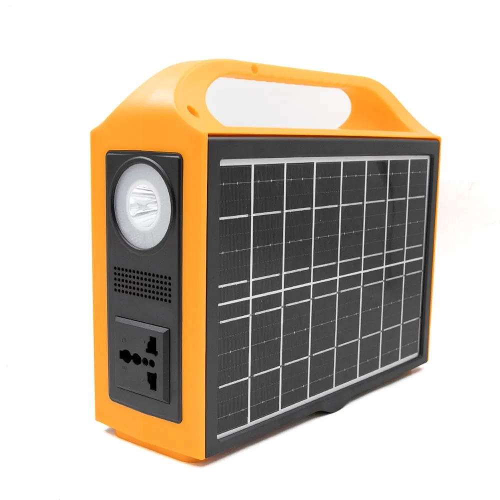 100-Watt محطة طاقة محمولة صغيرة للطوارئ في الهواء الطلق تعمل بالطاقة الشمسية مع الألواح الشمسية