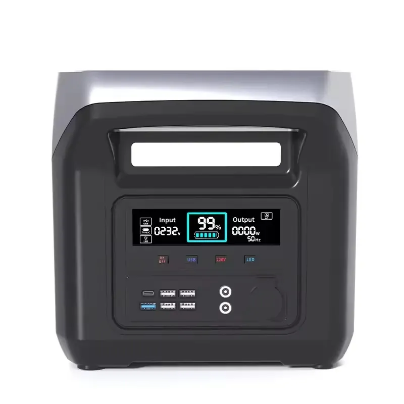 نظام طاقة الطوارئ المنزلية 200W-5000W محطة طاقة شمسية محمولة في الهواء الطلق