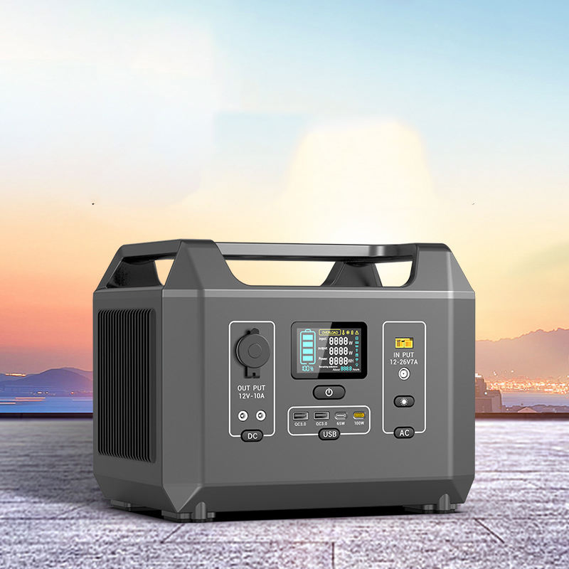 سعر المصنع 1200W 1008wh LiFePO4 محطة طاقة محمولة لاسلكية مولد طاقة شمسية خارجي بطارية للسيارة المنزل في الهواء الطلق