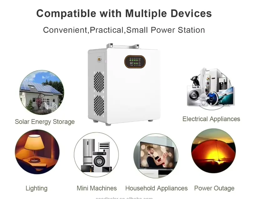 Convenient 500W 314ah 1001wh Portable Solar System for Hiking Camping Power Supply