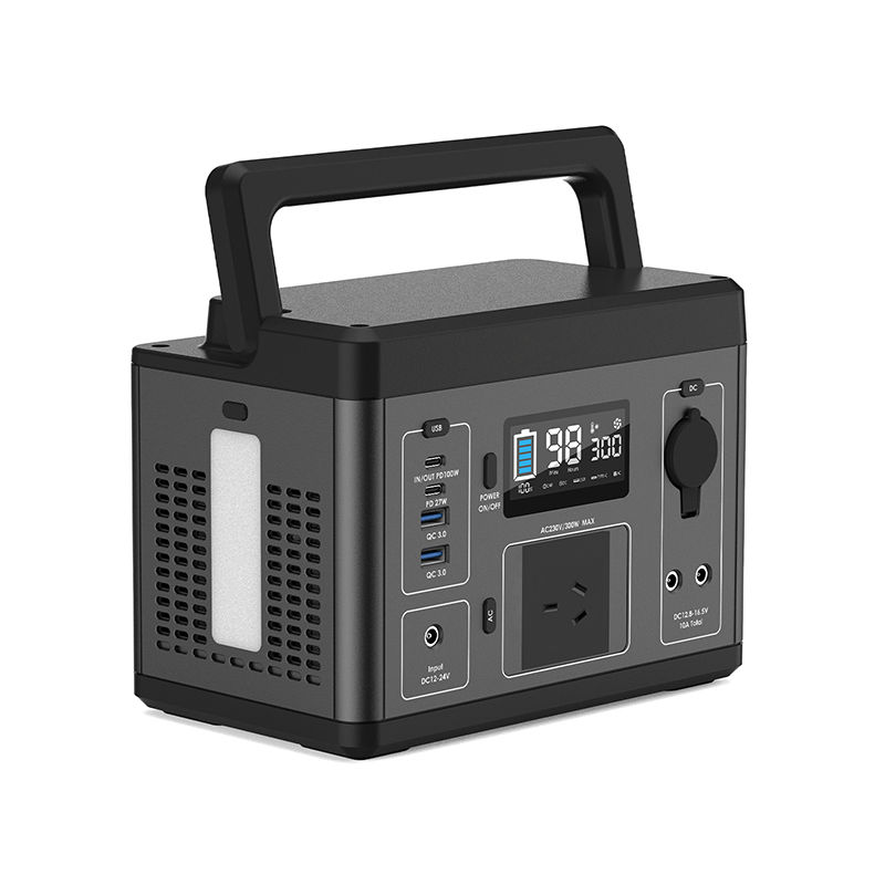 300W بنك بطارية ليثيوم القابلة للشحن مولد الطاقة الشمسية المحمولة