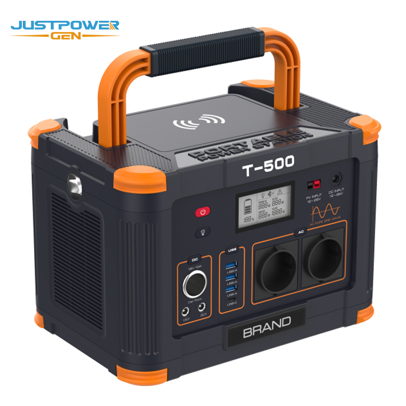 سعر رخيص صغير 500W تخزين الطاقة الليثيوم محطة الطاقة الخارجية المحمولة مولد الطاقة الشمسية الاحتياطي