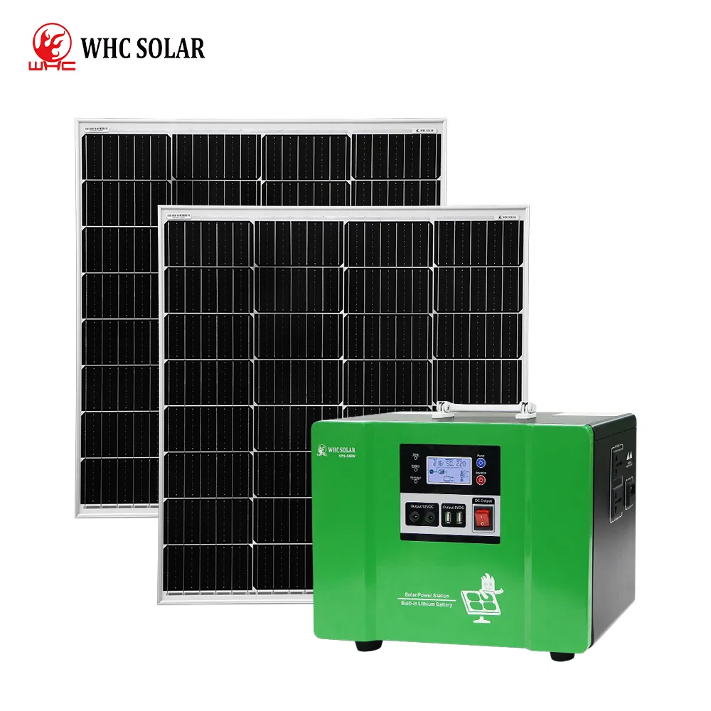 وحدة الطاقة الشمسية الصغيرة من وِهك 500W مزود الطاقة المحمولة الخارجية