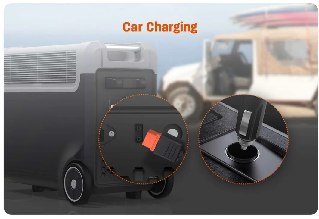 3600W محطة طاقة محمولة عالية السعة للرحلات الخارجية ورحلات RV