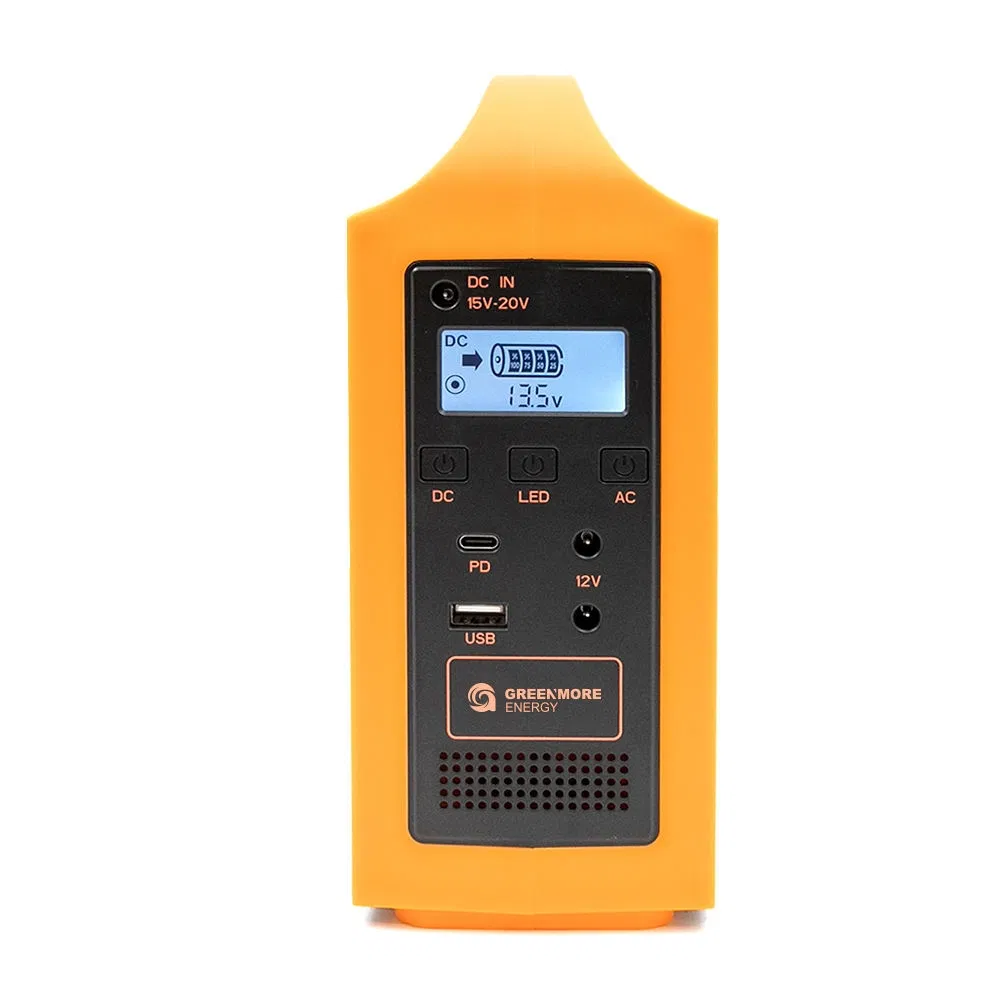 100-Watt محطة طاقة محمولة صغيرة للطوارئ في الهواء الطلق تعمل بالطاقة الشمسية مع الألواح الشمسية