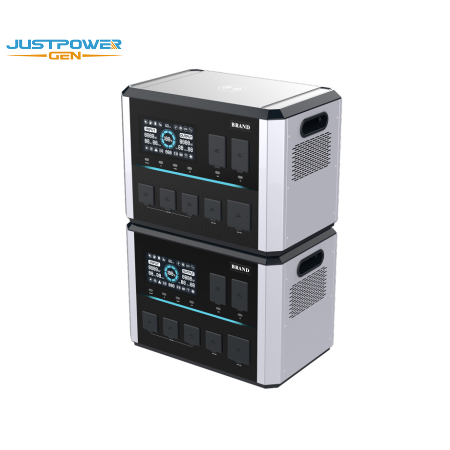 3600W LiFePO4 محطة طاقة شمسية محمولة قابلة لإعادة الشحن مع بطارية احتياطية كهربائية DC و AC للطوارئ