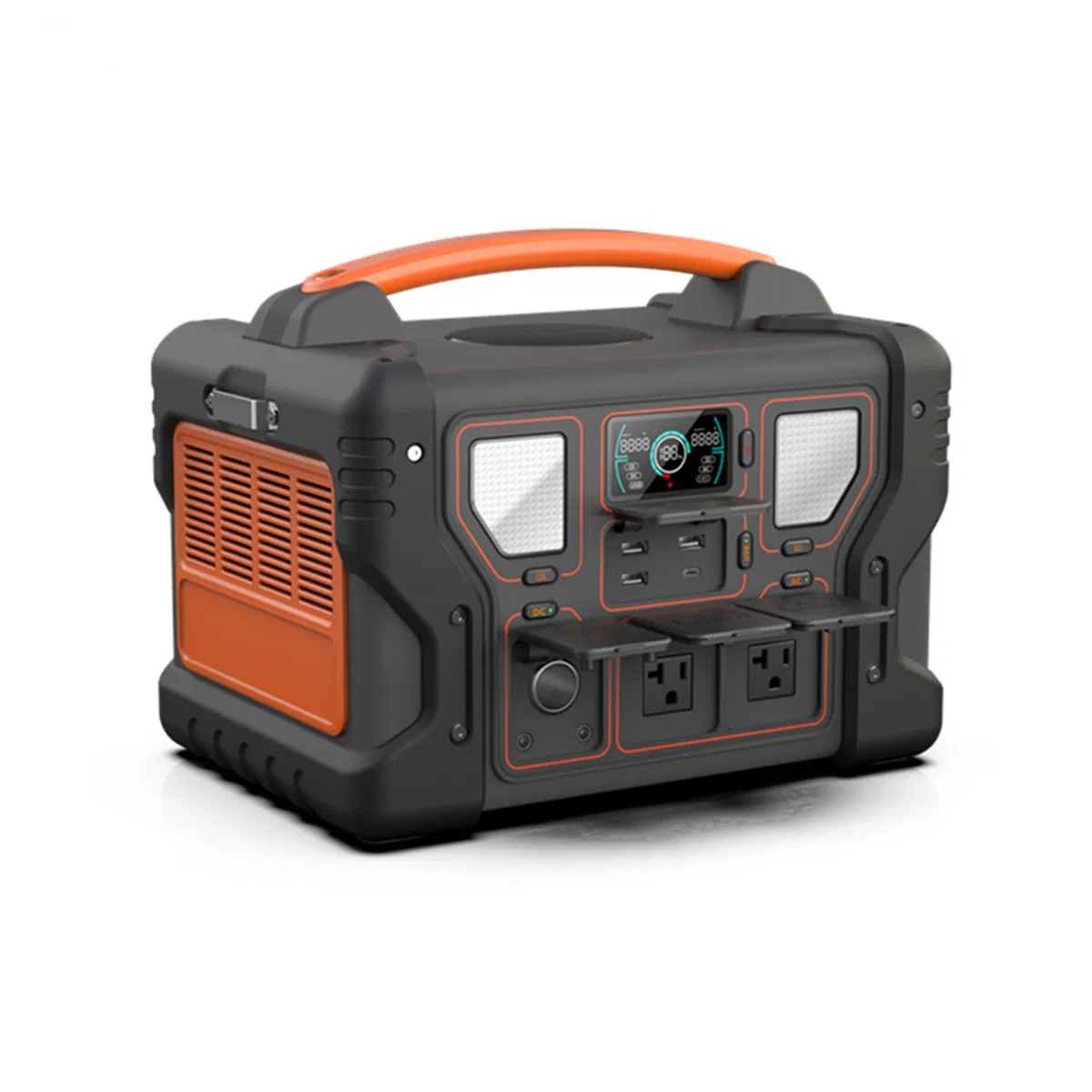 خصص 700W مولد طاقة احتياطي طارئ مزود بالطاقة الشمسية المحمولة نظام محطة الطاقة المحمولة